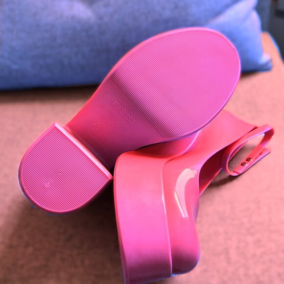 Melissa Pink Doll Platform Heel NWOT - Picture 4 of 5